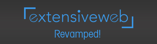 revamped ExtensiveWeb.com revamped