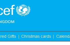 Unicef UK email campaign